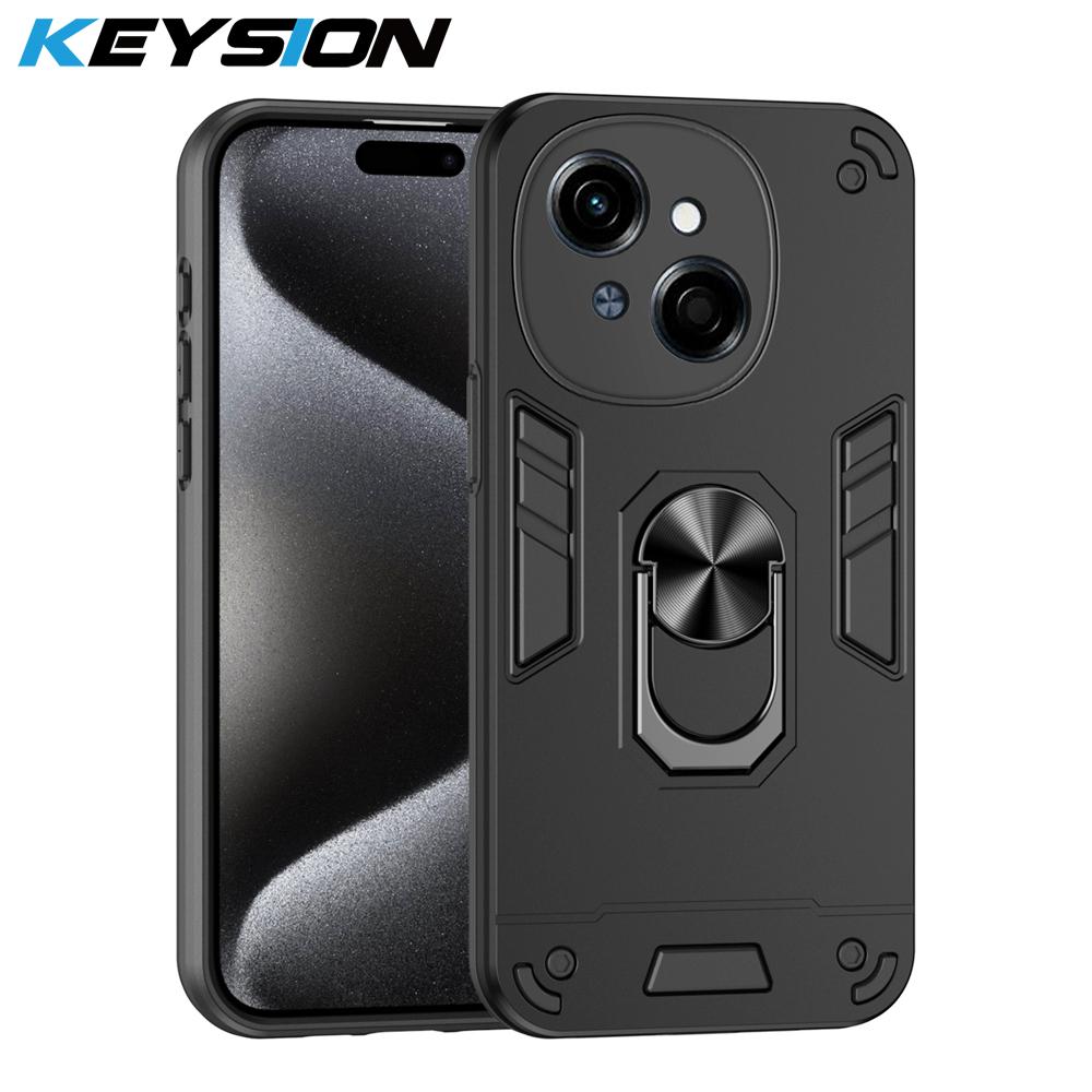 KEYSION Shockproof Case for TECNO Spark Go 1 Go 2025 Silicone+PC Camera Protection Ring Stand Phone Back Cover for Tecno Pop9 4G for Spark Go 1 чорний
KEYSION Shockproof Case for TECNO Spark Go 1 Go 2025 Silicone+PC Camera Protection Ring Stand Phone Back Cover for Tecno Pop9 4G for Spark Go 1 чорний