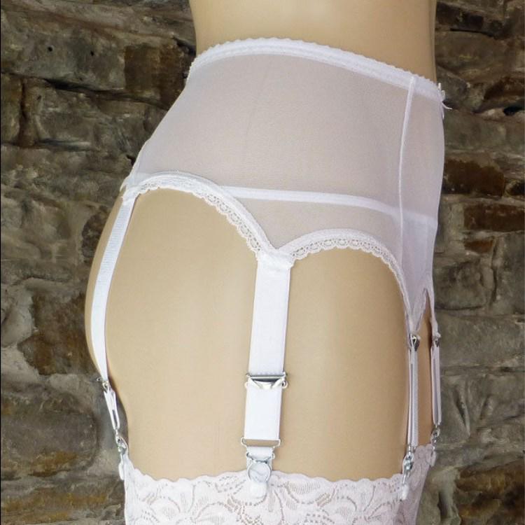 Сексуальный прозрачный сетчатый пояс для чулок с регулируемой металлической пряжкой с 6 зажимами и чулками с противоскользящей резинкой XXXL белый
Сексуальный прозрачный сетчатый пояс для чулок с регулируемой металлической пряжкой с 6 зажимами и чулками с противоскользящей резинкой XXXL белый