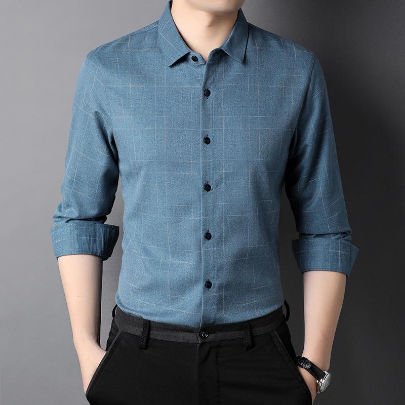 Men s Shirt Middle-aged Business Casual Plaid Long-sleeved Bottoming Breathable Shirt Men XXXL зелений
Men s Shirt Middle-aged Business Casual Plaid Long-sleeved Bottoming Breathable Shirt Men XXXL зелений