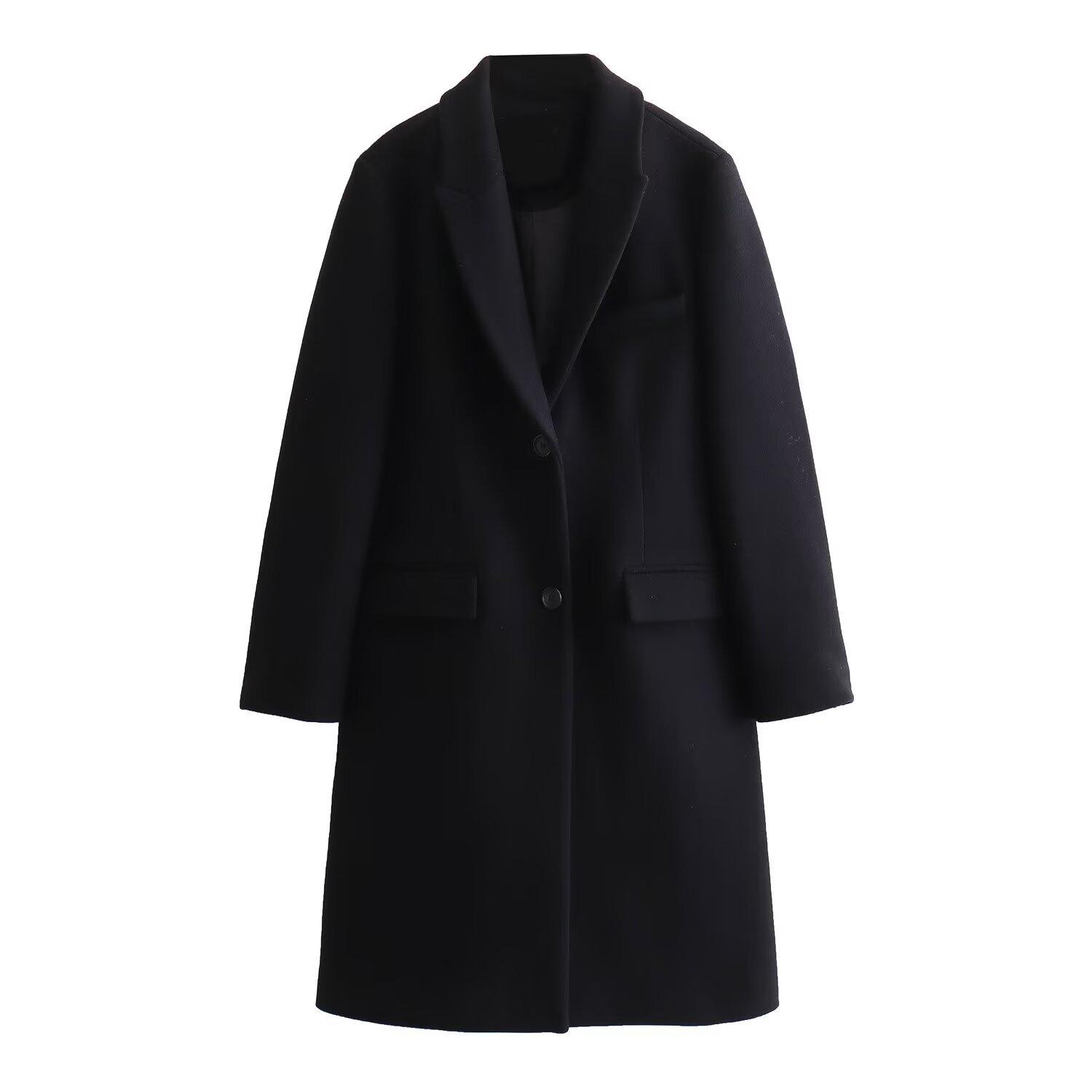 2024 European & American Women s Turn-Down Collar Long-Sleeve Button-Embellished Medium-Length Coat XS
2024 European & American Women s Turn-Down Collar Long-Sleeve Button-Embellished Medium-Length Coat XS