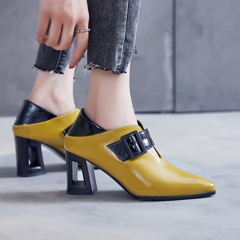 High heels women s new soft-faced pointed thick-heeled single shoes deep-mouth women s shoes 40 чорний
High heels women s new soft-faced pointed thick-heeled single shoes deep-mouth women s shoes 40 чорний