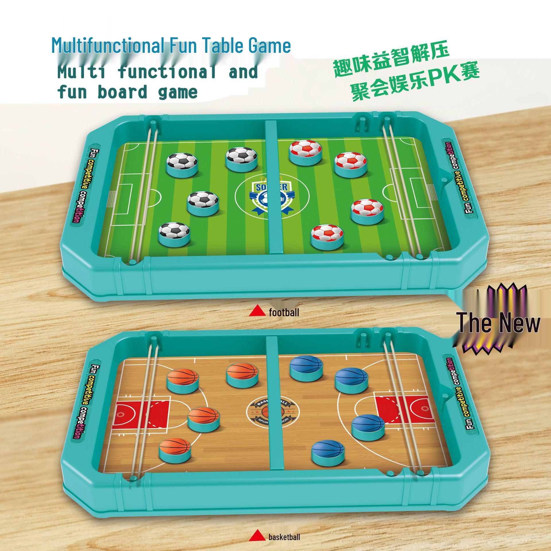 6-in-1 Tabletop Game: Football, Bowling, Curling, Card Game, Puzzle, Two-Player Battle Toy
6-in-1 Tabletop Game: Football, Bowling, Curling, Card Game, Puzzle, Two-Player Battle Toy