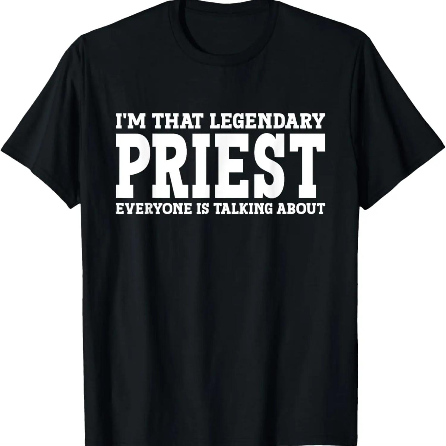 Priest Job Title Employee Funny Worker Profession Priest T-Shirt S чёрный
Priest Job Title Employee Funny Worker Profession Priest T-Shirt S чёрный