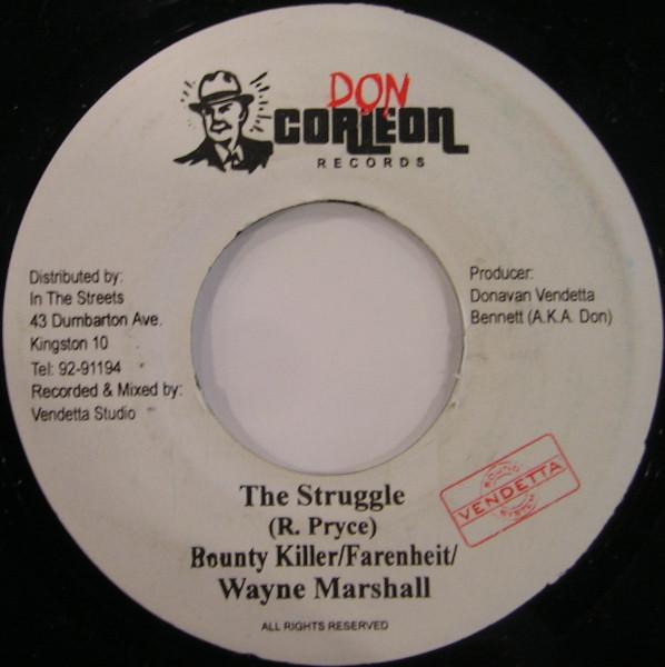 7-дюймовая пластинка BOUNTY KILLER / FARENHEIT / WAYNE M - The Struggle НЕТ Don Corleon Rec 2002 Ямайка Регги, Ска и Даб Б/У
7-дюймовая пластинка BOUNTY KILLER / FARENHEIT / WAYNE M - The Struggle НЕТ Don Corleon Rec 2002 Ямайка Регги, Ска и Даб Б/У