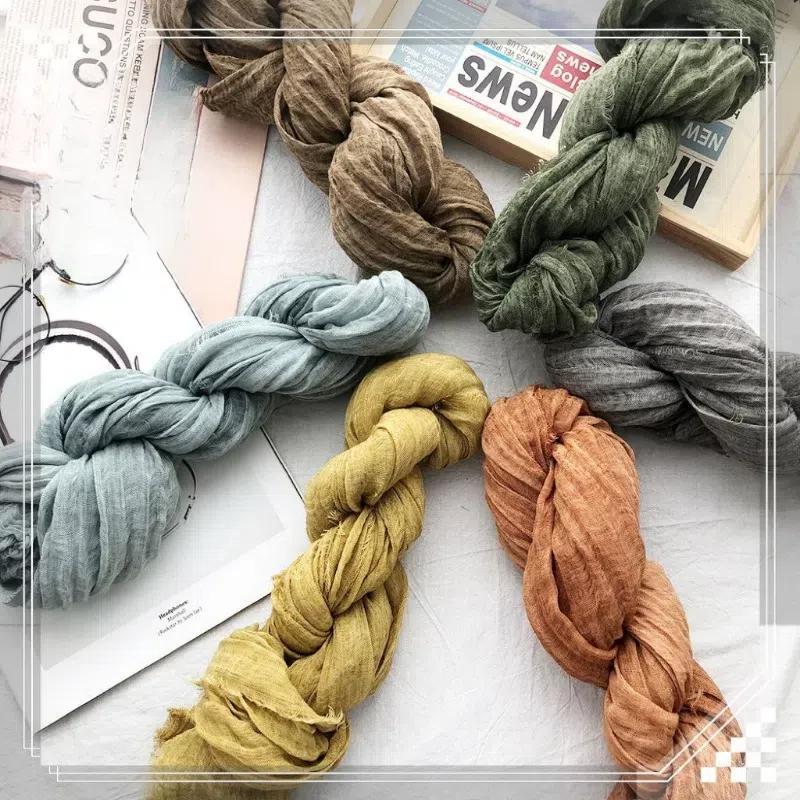 Однотонный шарф из хлопка и льна для осени и зимы, натуральный мятый льняной шарф, женская шаль 180x70cm
Однотонный шарф из хлопка и льна для осени и зимы, натуральный мятый льняной шарф, женская шаль 180x70cm