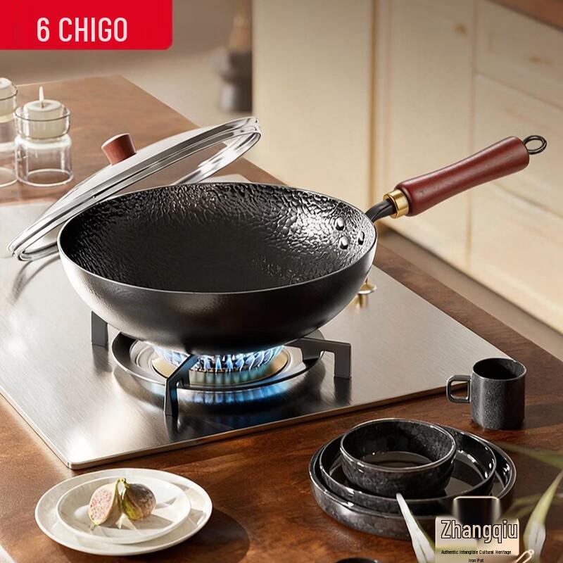 CHIGO Zhangqiu Refined Iron Non-Coating Wok
CHIGO Zhangqiu Refined Iron Non-Coating Wok