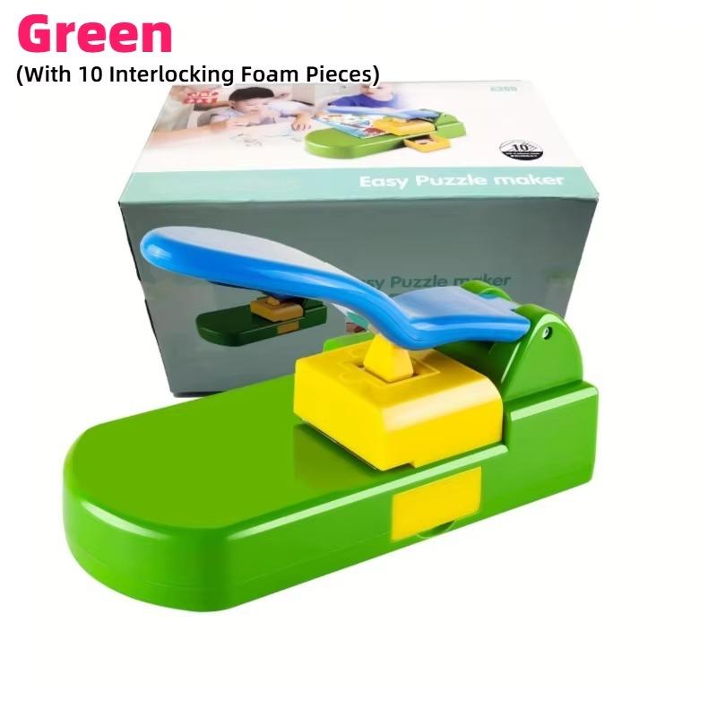 DIY Jigsaw Puzzle Maker Machine&10 Interlocking Foam Pieces Creative Picture Photo Cutting Machine Jigsaw Puzzle Making Machine зелений
DIY Jigsaw Puzzle Maker Machine&10 Interlocking Foam Pieces Creative Picture Photo Cutting Machine Jigsaw Puzzle Making Machine зелений