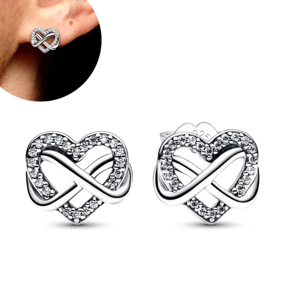 New 925 Silver Colored Zirconl Bow Earrings for Women High Quality Pearls Birthday Gift Fashion Jewelry
New 925 Silver Colored Zirconl Bow Earrings for Women High Quality Pearls Birthday Gift Fashion Jewelry