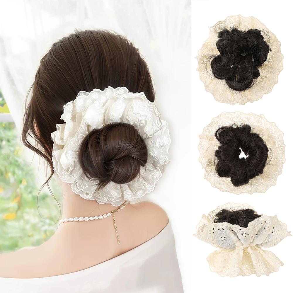 wig a ball shaped bun Elastic Scrunchie Hair Bands Girls Hair Accessories Ethnic style a bun hairstyle Headband Ponytail Holder
wig a ball shaped bun Elastic Scrunchie Hair Bands Girls Hair Accessories Ethnic style a bun hairstyle Headband Ponytail Holder