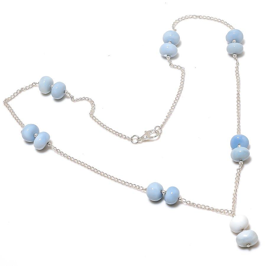 Moonstone, Chalcedony Gemstone 925 Sterling Silver Jewelry Necklace 20 KJ-1268
Moonstone, Chalcedony Gemstone 925 Sterling Silver Jewelry Necklace 20 KJ-1268