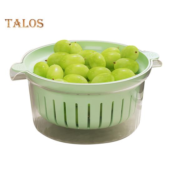 Двухслойная корзина для слива воды с ручкой, большой емкости, пищевая корзина без BPA, кухонный набор дуршлагов мятный зеленый
Двухслойная корзина для слива воды с ручкой, большой емкости, пищевая корзина без BPA, кухонный набор дуршлагов мятный зеленый