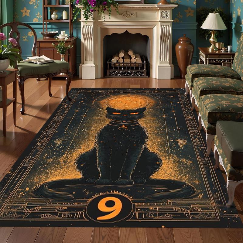 Mystical Black Cat Area Rug Collection Non Slip Wear Resistant Soft Washable Entryway Floor Mat for Living Room Bedroom Decor 40X60cm
Mystical Black Cat Area Rug Collection Non Slip Wear Resistant Soft Washable Entryway Floor Mat for Living Room Bedroom Decor 40X60cm