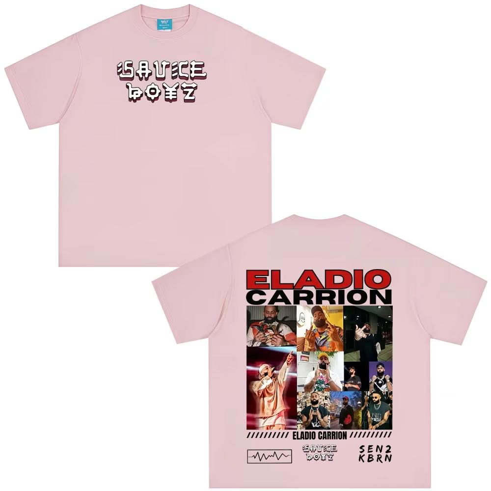 Rapper Eladio Carrion Album Tour 2026 Graphics T Shirt Men Women Hip Hop Tshirt Aesthetic Trendy Pop music Streetwear 4XL
Rapper Eladio Carrion Album Tour 2026 Graphics T Shirt Men Women Hip Hop Tshirt Aesthetic Trendy Pop music Streetwear 4XL