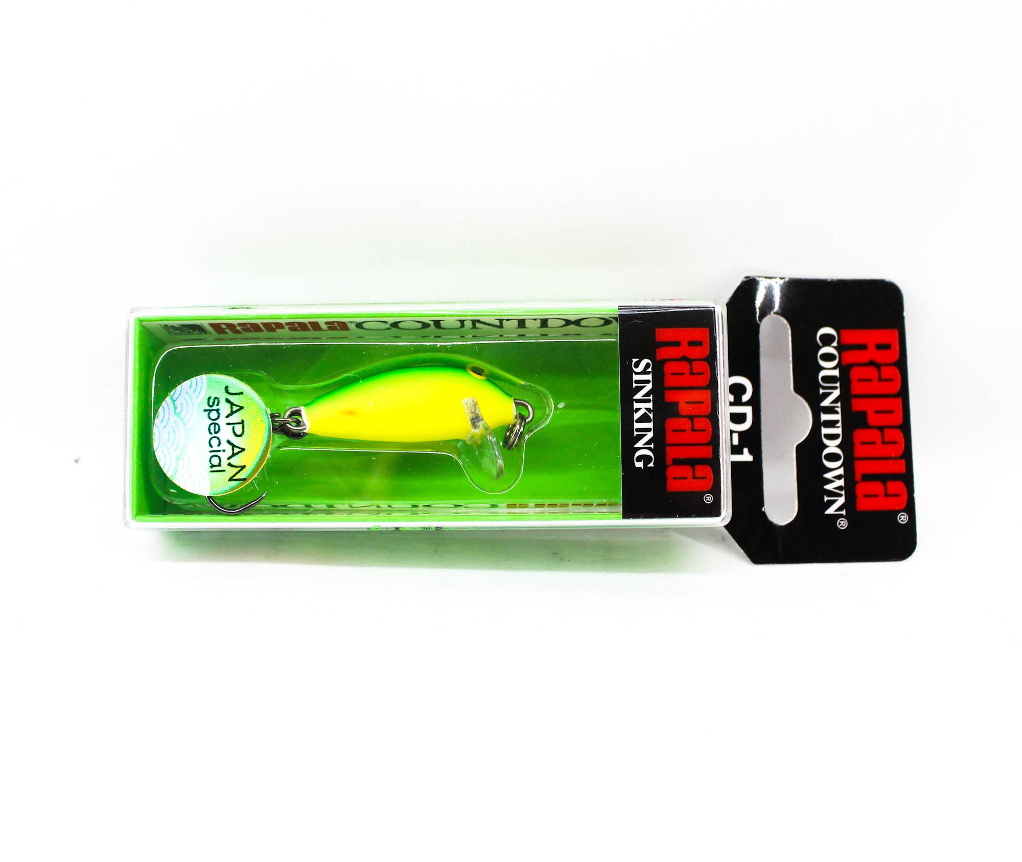 Rapala Countdown Sinking Lure CD01SH/ML (1997)
Rapala Countdown Sinking Lure CD01SH/ML (1997)