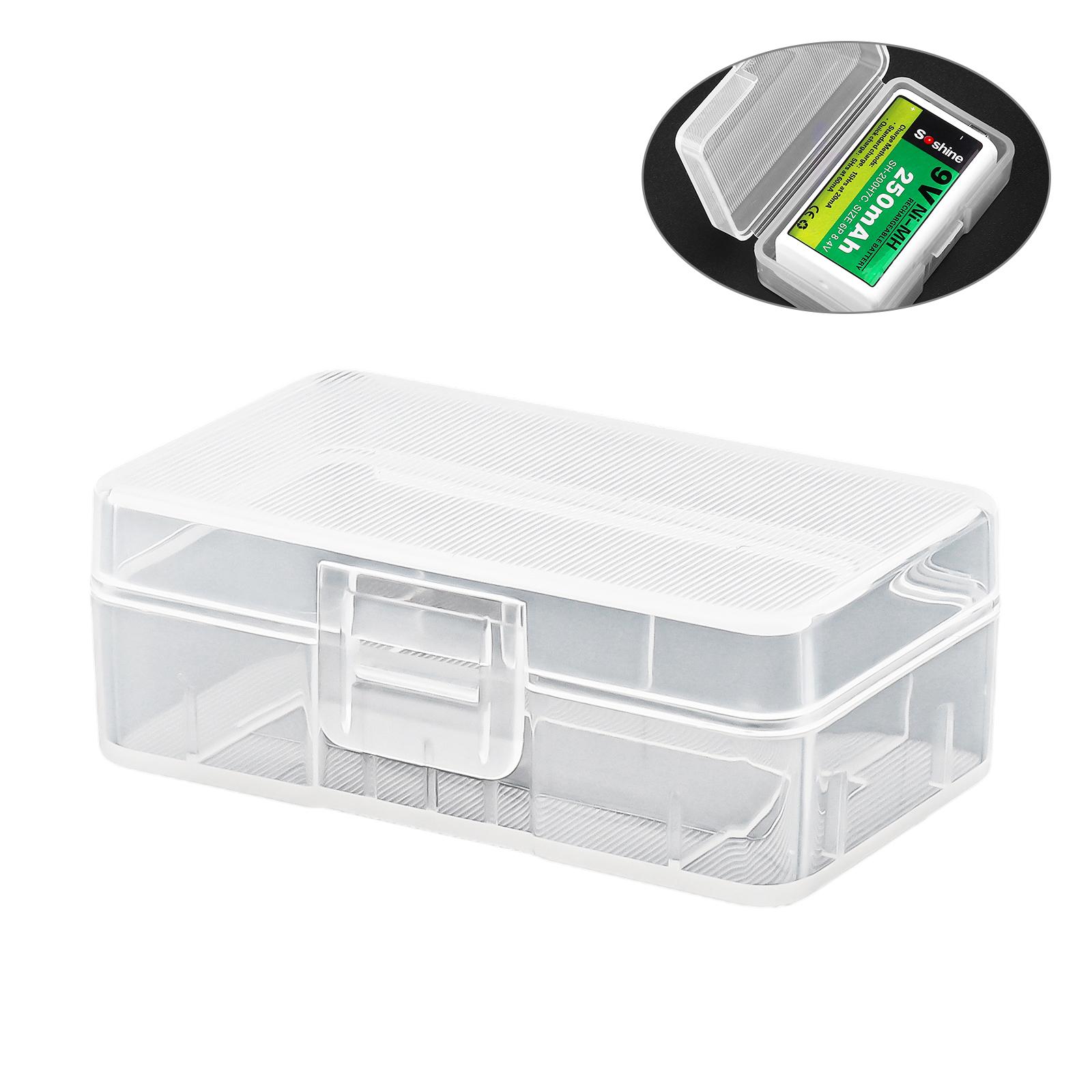 Portable Hard Plastic Case Holder Box, 9V Battery Storage Boxes
Portable Hard Plastic Case Holder Box, 9V Battery Storage Boxes