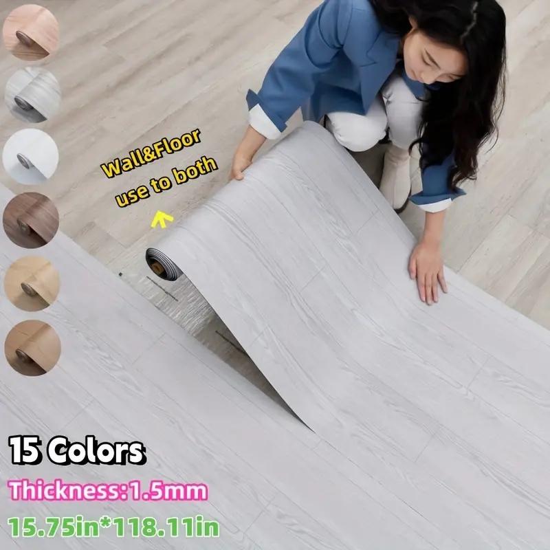Wood Grain PVC Self-Adhesive Wall Sticker - 40cm*300cm, 1.5mm Thickened, Suitable for Bedroom, Kitchen, Office Background Wall, 40cm x 300cm
Wood Grain PVC Self-Adhesive Wall Sticker - 40cm*300cm, 1.5mm Thickened, Suitable for Bedroom, Kitchen, Office Background Wall, 40cm x 300cm