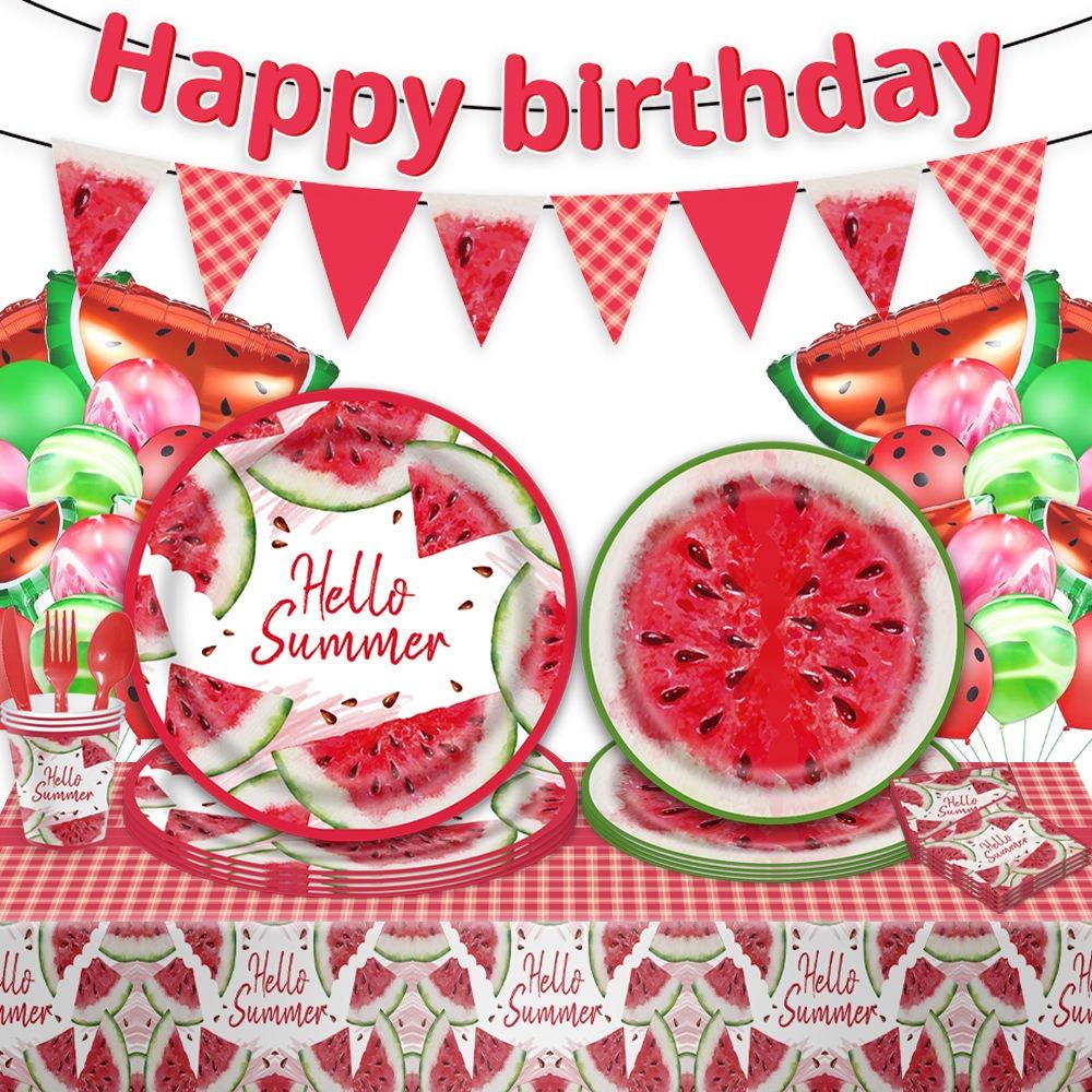 Набор одноразовой посуды Hello Summer Watermelon, красные фрукты, арбуз, праздничные принадлежности, Счастливое лето, фрукты, декор для дня рождения
Набор одноразовой посуды Hello Summer Watermelon, красные фрукты, арбуз, праздничные принадлежности, Счастливое лето, фрукты, декор для дня рождения