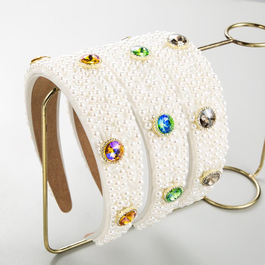 European and American Fashion Wide Edge Hairband Women s Baroque Water Diamond Pearl Headband New Style Hairband Elegant Temperament Hair Accessories шампанского
European and American Fashion Wide Edge Hairband Women s Baroque Water Diamond Pearl Headband New Style Hairband Elegant Temperament Hair Accessories шампанского