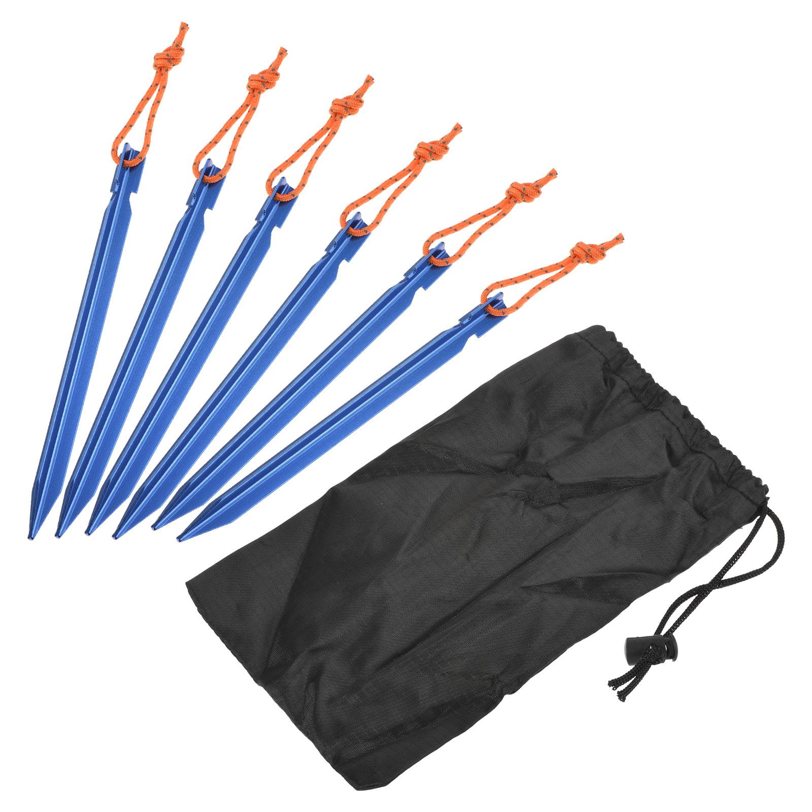 Tent Stakes Y-Beam with Reflective Pull Rope Kit, 10Pcs 18cm/7.1 Inch Aluminum Camping Ground Pegs and a Storage Bag 1 Set темно-синього кольору
Tent Stakes Y-Beam with Reflective Pull Rope Kit, 10Pcs 18cm/7.1 Inch Aluminum Camping Ground Pegs and a Storage Bag 1 Set темно-синього кольору