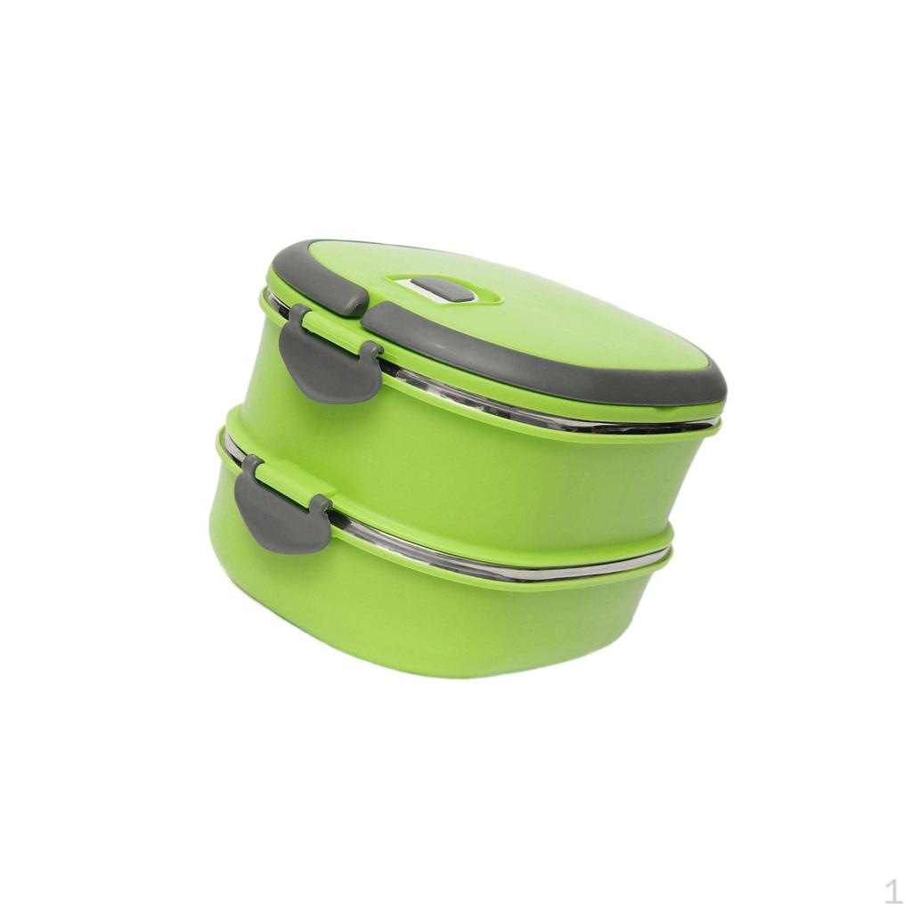 Square Multi-Layers Design Stainless Steel Thermal Insulated Food Container - Green, 1.8L
Square Multi-Layers Design Stainless Steel Thermal Insulated Food Container - Green, 1.8L