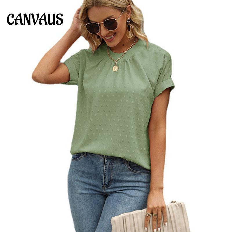 Летняя женская футболка, однотонная жаккардовая шифоновая рубашка, свободный пуловер, топы с короткими рукавами
Летняя женская футболка, однотонная жаккардовая шифоновая рубашка, свободный пуловер, топы с короткими рукавами