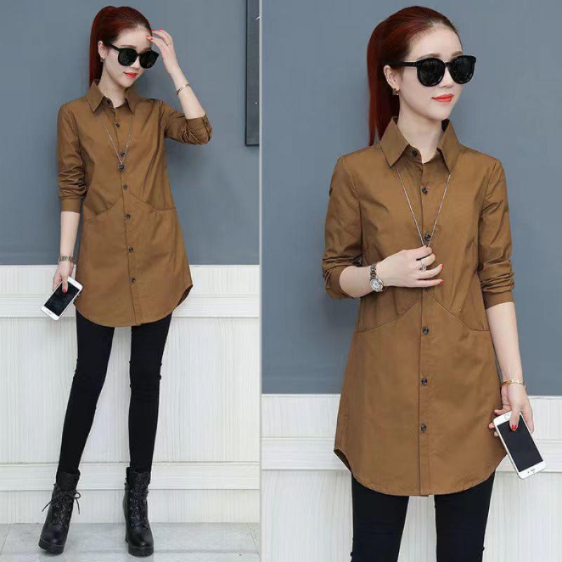 2024 Versatile Mid-Length Long Sleeve Shirt - Trendy Spring, Summer, Autumn Top M
2024 Versatile Mid-Length Long Sleeve Shirt - Trendy Spring, Summer, Autumn Top M