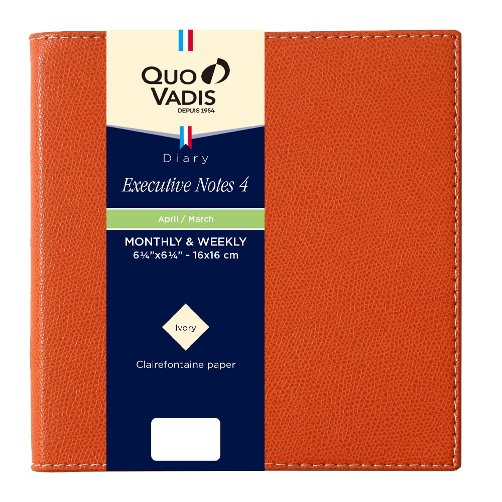 QUOVADIS Diary Executive Notebook 4/Club (Weekly Vertical, Square Size 16x16cm) Apricot qv60202ap абрикосовый
QUOVADIS Diary Executive Notebook 4/Club (Weekly Vertical, Square Size 16x16cm) Apricot qv60202ap абрикосовый