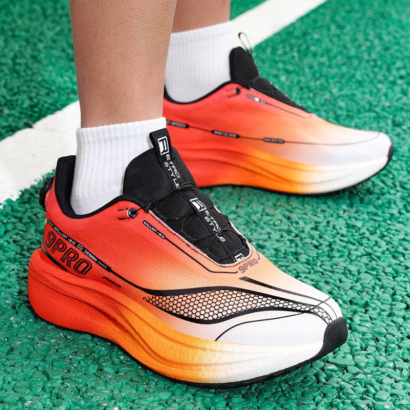 Red Rabbit Carbon Board Running Shoes Men s Summer Breathable Popcorn Slow Shock Professional Racing Anti-skid Rotary Buckle Sneakers 46
Red Rabbit Carbon Board Running Shoes Men s Summer Breathable Popcorn Slow Shock Professional Racing Anti-skid Rotary Buckle Sneakers 46
