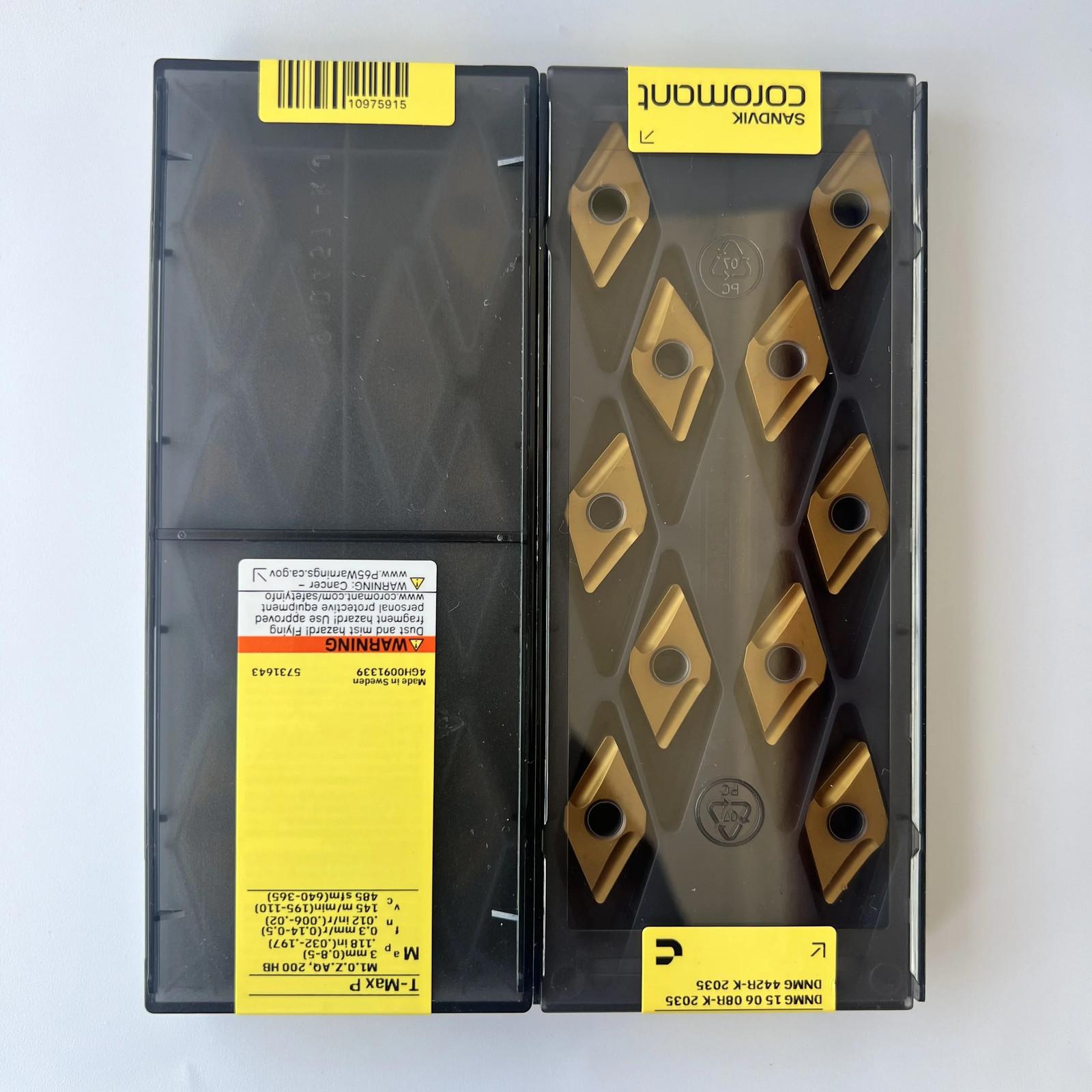 SANDVIK / DNMG150608R-K 2035 / Industrial indexable Carbide Inserts 10 Pcs
SANDVIK / DNMG150608R-K 2035 / Industrial indexable Carbide Inserts 10 Pcs