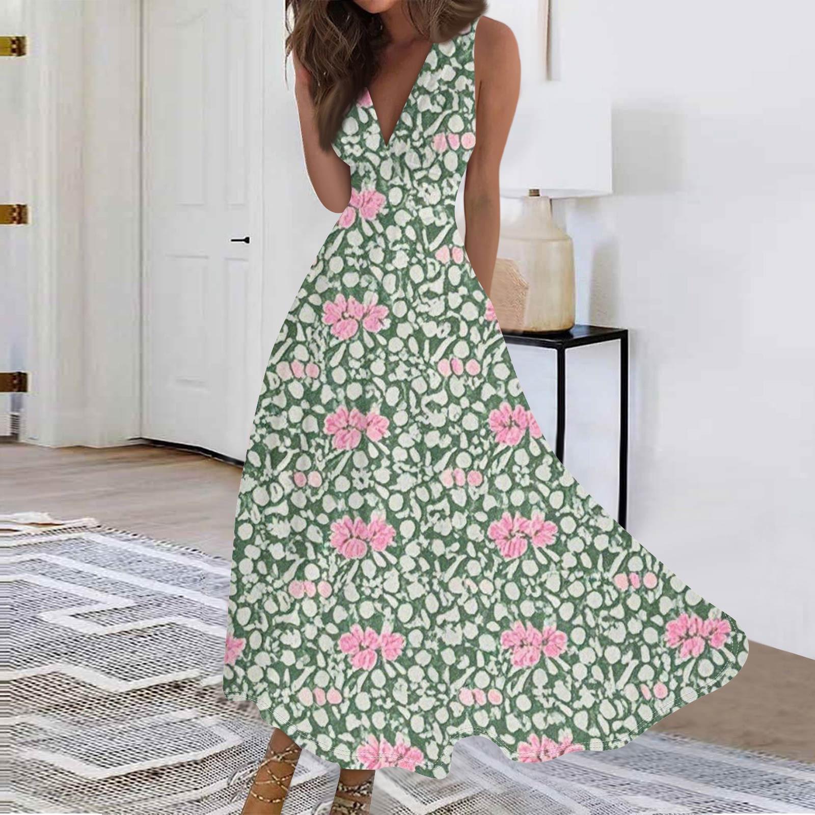 Женские модные повседневные свободные платья с V-образным вырезом без рукавов с принтом M
Женские модные повседневные свободные платья с V-образным вырезом без рукавов с принтом M