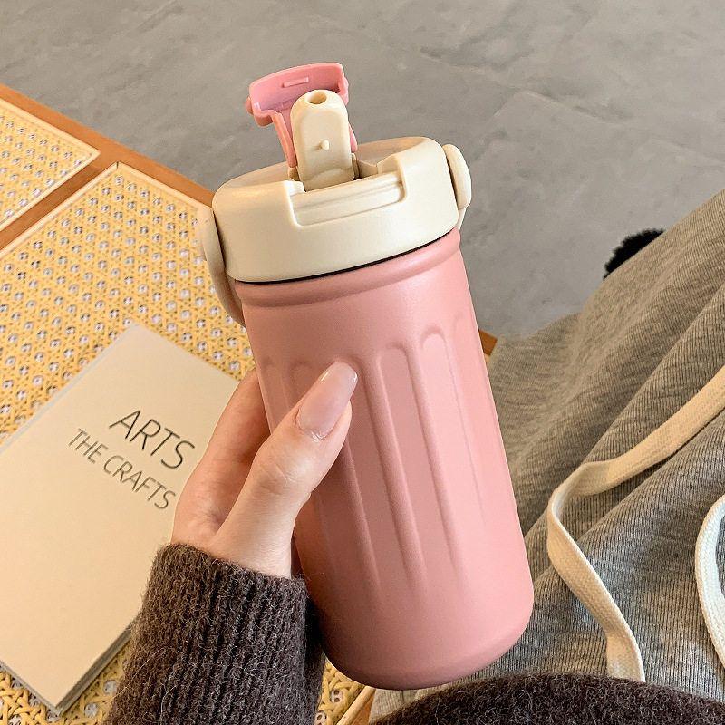 Thermos Cup 304 Stainless Steel Water Cup for Keeping Warm, Suitable for Male Students, Outdoor Sports Water Bottle with Straw, for Women Pink-380Ml Style
Thermos Cup 304 Stainless Steel Water Cup for Keeping Warm, Suitable for Male Students, Outdoor Sports Water Bottle with Straw, for Women Pink-380Ml Style