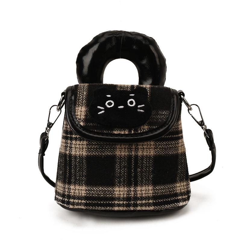 Korean Style Rainbow Plaid Parent-Child Crossbody Bag for Girls чёрный
Korean Style Rainbow Plaid Parent-Child Crossbody Bag for Girls чёрный