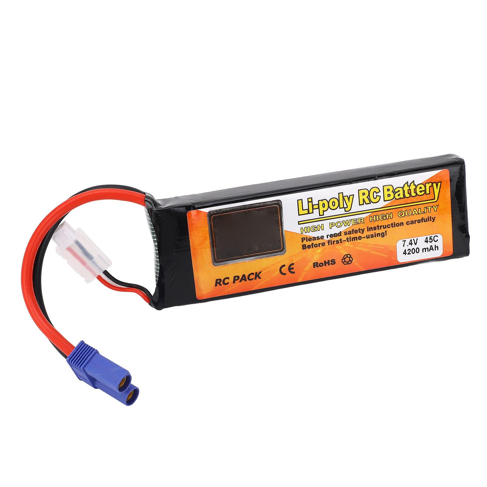 Акумулятор для радіокерованого дрона 7.4V 4200mah 45C 2S літієвий акумулятор з роз ємом EC5 для радіокерованого квадрокоптера безщіткового типу
Акумулятор для радіокерованого дрона 7.4V 4200mah 45C 2S літієвий акумулятор з роз ємом EC5 для радіокерованого квадрокоптера безщіткового типу