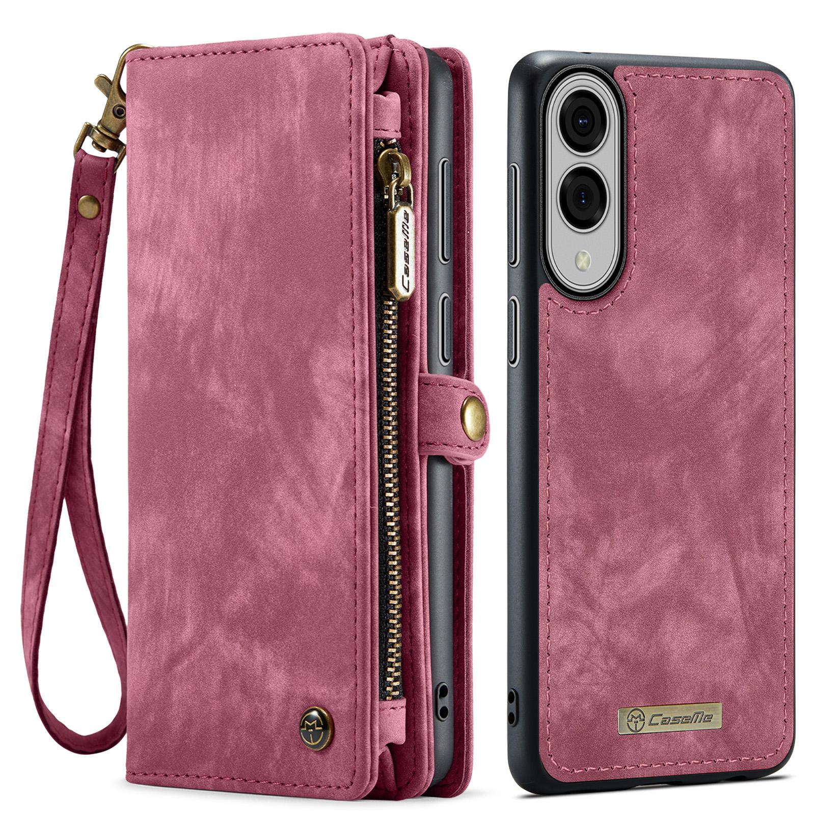 For Samsung Galaxy S25 Edge Phone Cases CASEME Leather Cover with Detachable Wallet and Strap Red
For Samsung Galaxy S25 Edge Phone Cases CASEME Leather Cover with Detachable Wallet and Strap Red