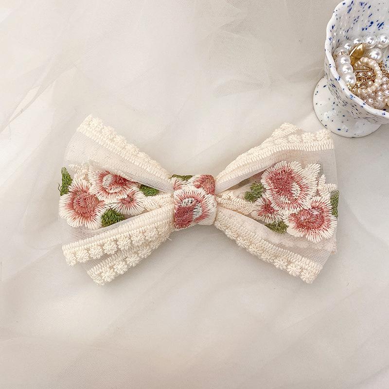 High Quality Embroidery Bow Lace Hair Clip For Women Girls Elegant Spring Clip Hair Accessories Fashion Big Bow Hair Clip A1
High Quality Embroidery Bow Lace Hair Clip For Women Girls Elegant Spring Clip Hair Accessories Fashion Big Bow Hair Clip A1