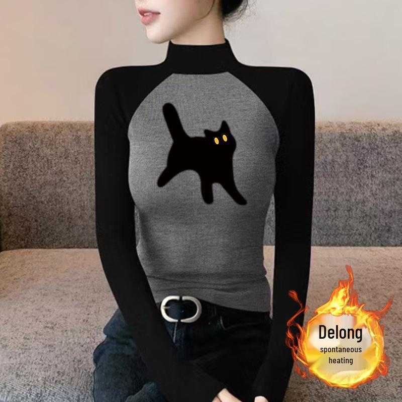 Women s Slimming Raglan Color Block Velvet Base Layer Top with Stand-up Collar L (105-115 Jin)
Women s Slimming Raglan Color Block Velvet Base Layer Top with Stand-up Collar L (105-115 Jin)