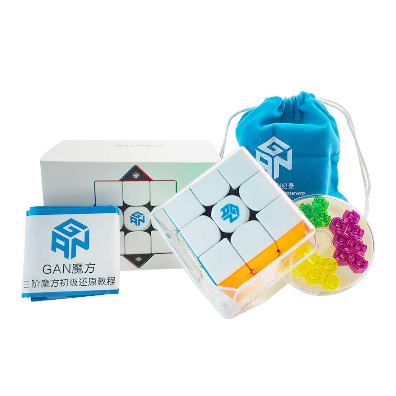 GAN 356M magnet competition cube 3x3 stickerless version with Extra Built-in (Lite ver. 2020, GES)
GAN 356M magnet competition cube 3x3 stickerless version with Extra Built-in (Lite ver. 2020, GES)