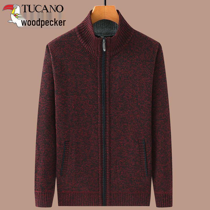 Woodpecker Men s Fleece-Lined Knit Cardigan - Long-Sleeved, Loose Fit Sweater for Spring, Autumn & Winter 3XL for 85-95 kg
Woodpecker Men s Fleece-Lined Knit Cardigan - Long-Sleeved, Loose Fit Sweater for Spring, Autumn & Winter 3XL for 85-95 kg