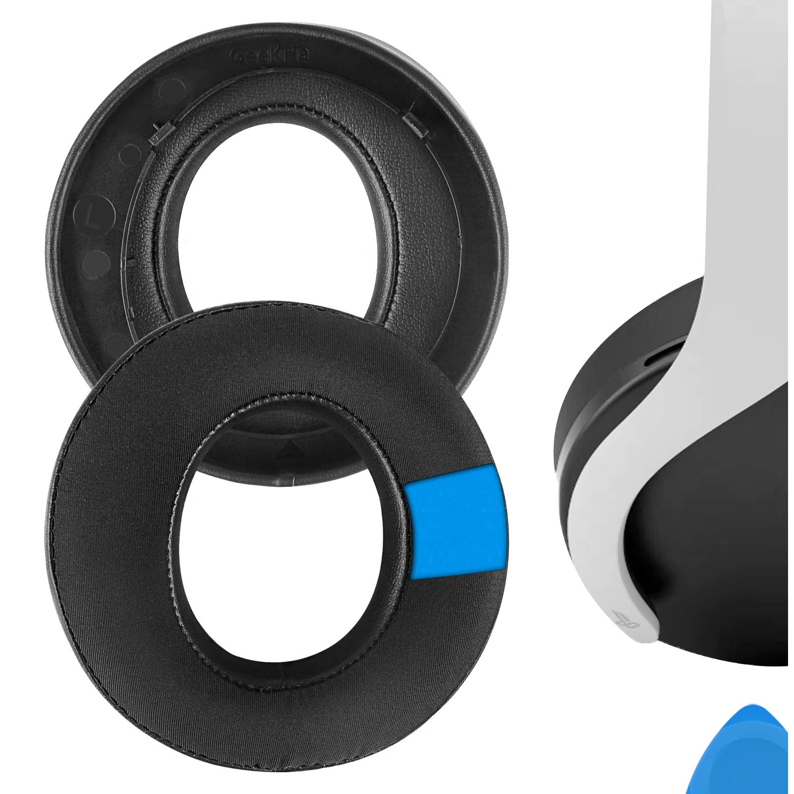 Geekria Ear Pads Sport Compatible Pads Compatible with Sony PlayStations 5 PULSE 3D PS 5 Wireless Headphones Pads Cups Cooling Gel Ear/Ear (Black)
Geekria Ear Pads Sport Compatible Pads Compatible with Sony PlayStations 5 PULSE 3D PS 5 Wireless Headphones Pads Cups Cooling Gel Ear/Ear (Black)
