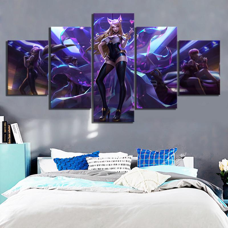 5pcs KDA Women S Group LOL Game Poster Wall Art Decor Modular Picture Gamer Canvas Paintings For Teen Living Room Decoration 20x35 20x45 20x55cm
5pcs KDA Women S Group LOL Game Poster Wall Art Decor Modular Picture Gamer Canvas Paintings For Teen Living Room Decoration 20x35 20x45 20x55cm