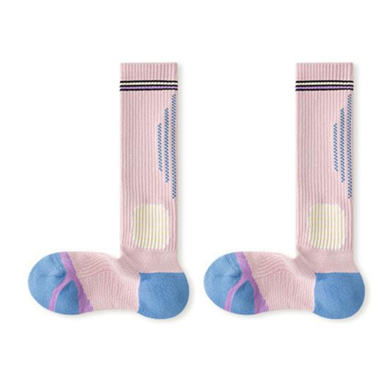 Sports Compression Socks Women Knee High Athletic Socks Elastic Breathable Cushioned Socks for Running Fitness Yoga Dance рожевий
Sports Compression Socks Women Knee High Athletic Socks Elastic Breathable Cushioned Socks for Running Fitness Yoga Dance рожевий