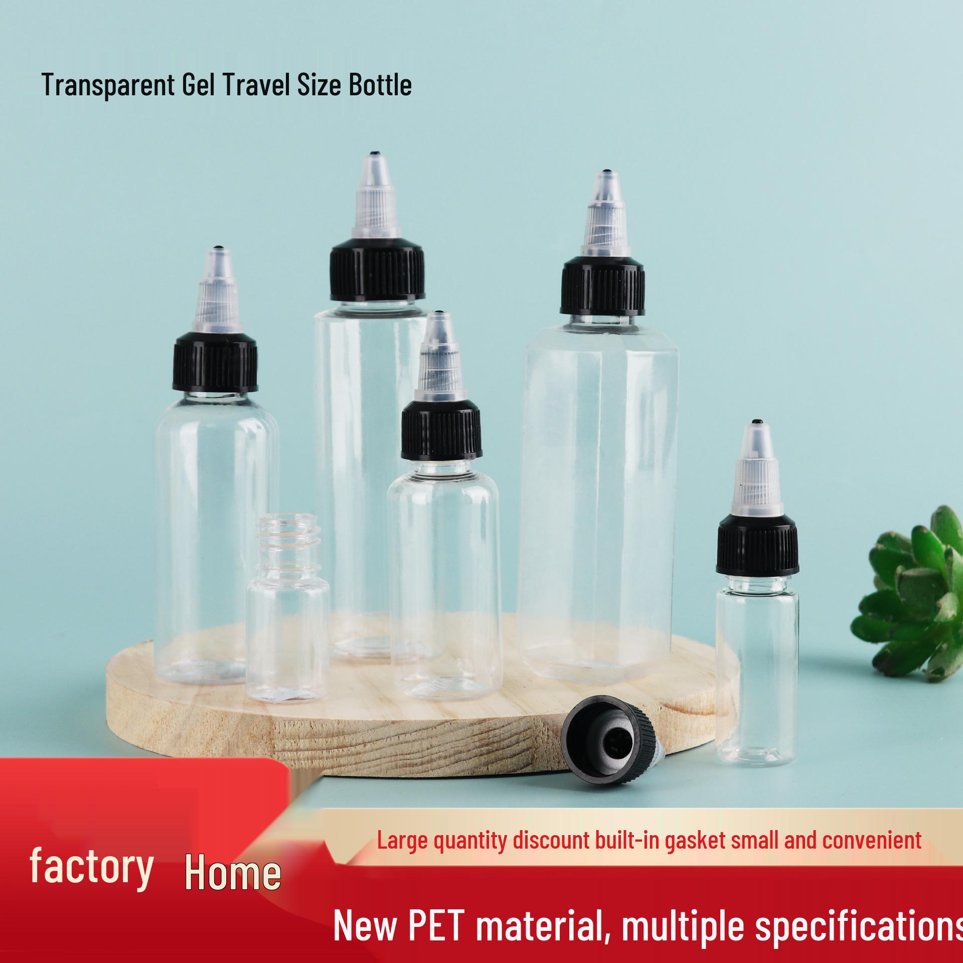 In-Stock Transparent 30ml/50ml/100ml Gel Cap Squeeze PET Bottle for Pigment Dispensing 8ml
In-Stock Transparent 30ml/50ml/100ml Gel Cap Squeeze PET Bottle for Pigment Dispensing 8ml