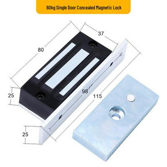 Waterproof 280kg Electromagnetic Lock for Single Door - Suitable for Iron, Wooden, and Glass Doors with Concealed Installation.
Waterproof 280kg Electromagnetic Lock for Single Door - Suitable for Iron, Wooden, and Glass Doors with Concealed Installation.
