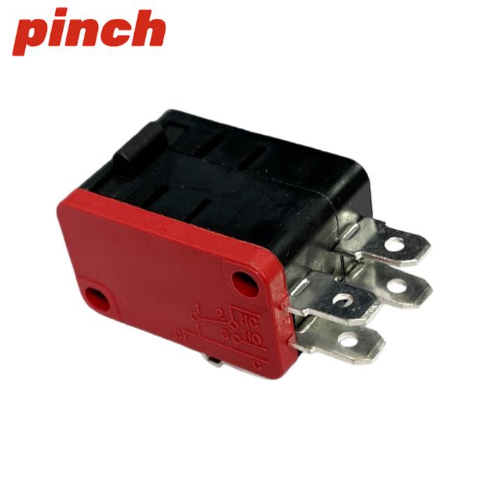 6-Pin Double-Gang Micro Travel Limit Switch, Momentary Button, With/Without Handle, With Roller, 16A 250V Reset.
6-Pin Double-Gang Micro Travel Limit Switch, Momentary Button, With/Without Handle, With Roller, 16A 250V Reset.