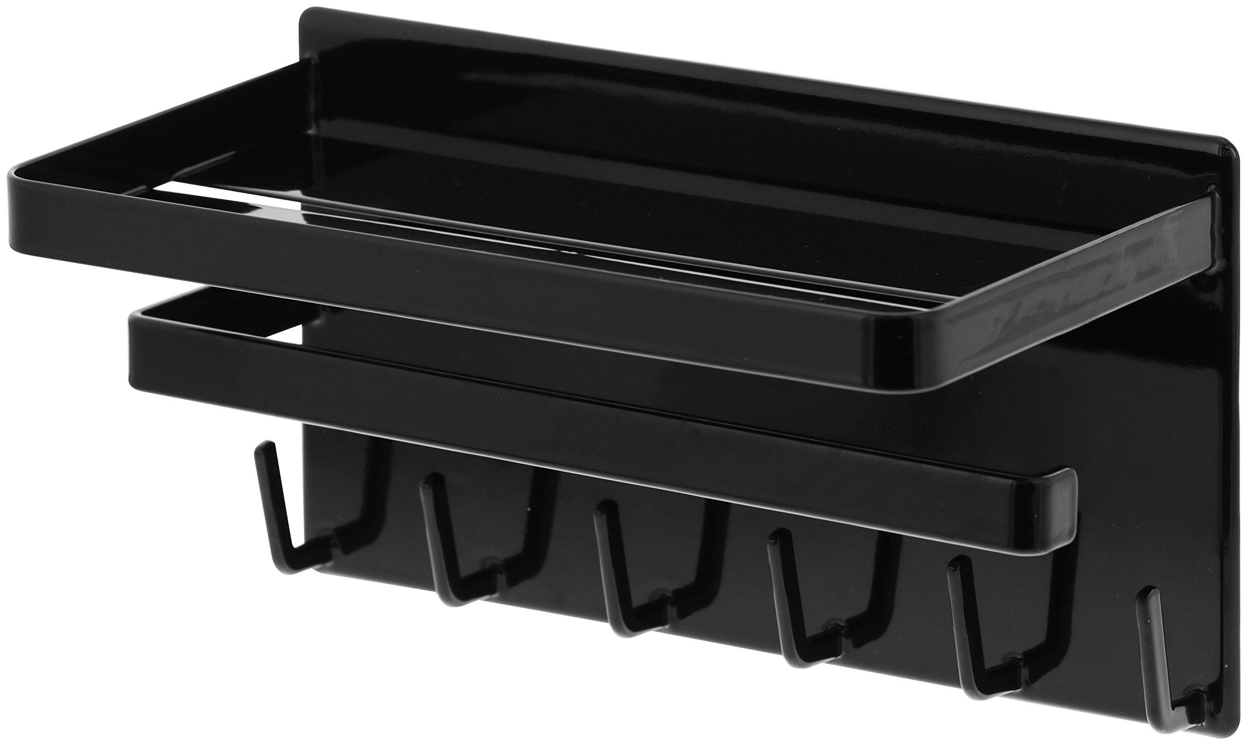 Yamazaki Jitsugyo Bathroom Storage Bath Rack Magnet Bathroom Multifunctional Rack Tower Black W22XD11XH12cm tower 3549 Approx. чёрный
Yamazaki Jitsugyo Bathroom Storage Bath Rack Magnet Bathroom Multifunctional Rack Tower Black W22XD11XH12cm tower 3549 Approx. чёрный