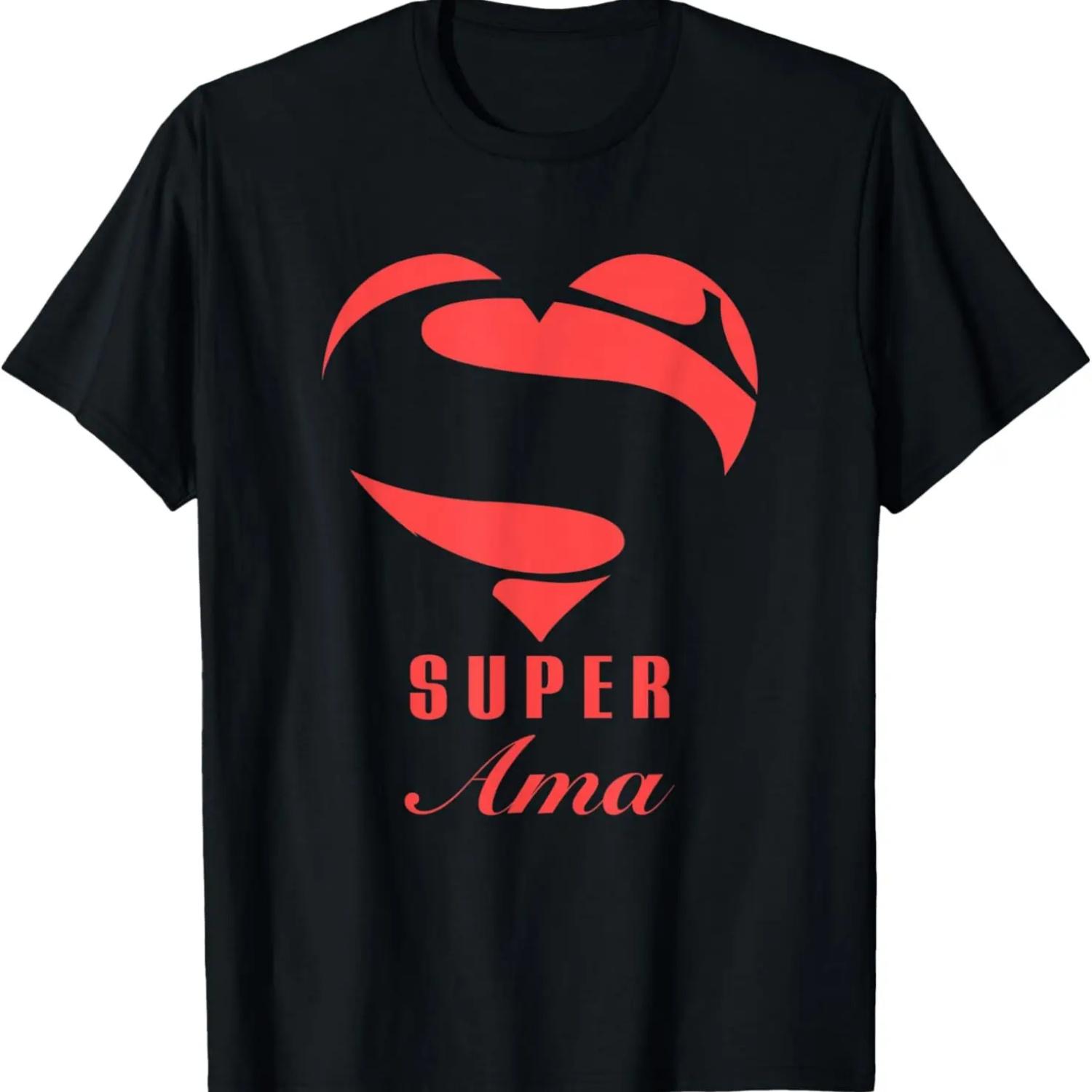 Super Ama Superhero Gift Family Christmas Costume T-Shirt XXXXXL чорний
Super Ama Superhero Gift Family Christmas Costume T-Shirt XXXXXL чорний