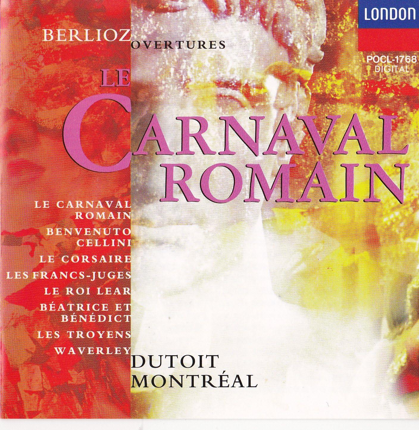 CD MONTREAL SYMPHONY ORCHESTRA BERLIO Berlioz Overtures POCL1768 London 1997 Japan Classical Used
CD MONTREAL SYMPHONY ORCHESTRA BERLIO Berlioz Overtures POCL1768 London 1997 Japan Classical Used