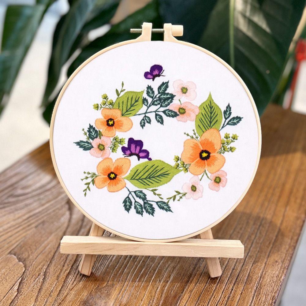 Colorful Cross Stitch Set DIY Embroidery Set Sewing Supplies Flower Embroidery Kit Adults
Colorful Cross Stitch Set DIY Embroidery Set Sewing Supplies Flower Embroidery Kit Adults