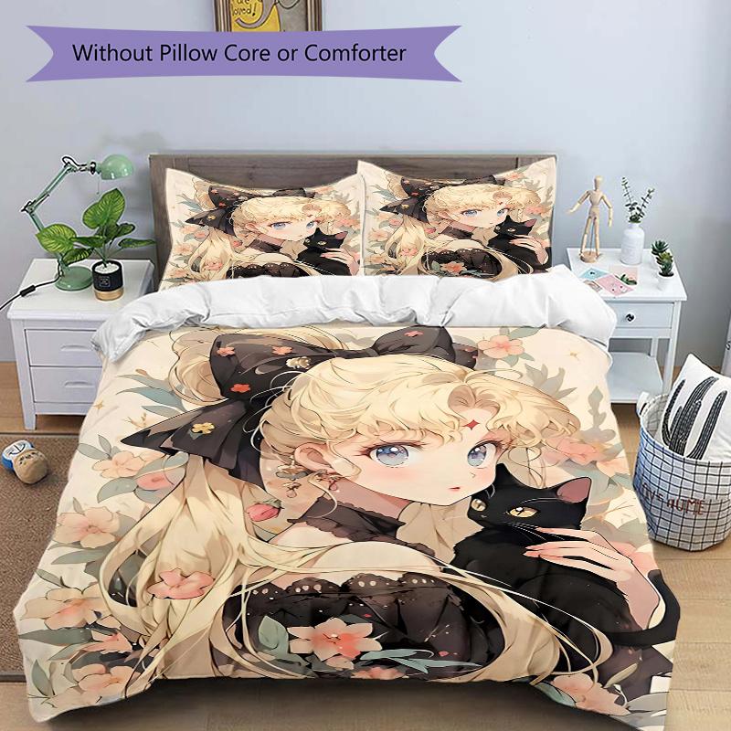 3pcs Enchanted Garden Quilt Set Cartoon Themed Bed Quilt Set Lovely Character Bedroom Decor Bed Quilt Set Four Seasons (1 Cover + 2Pillowcase NO 135x200cm
3pcs Enchanted Garden Quilt Set Cartoon Themed Bed Quilt Set Lovely Character Bedroom Decor Bed Quilt Set Four Seasons (1 Cover + 2Pillowcase NO 135x200cm
