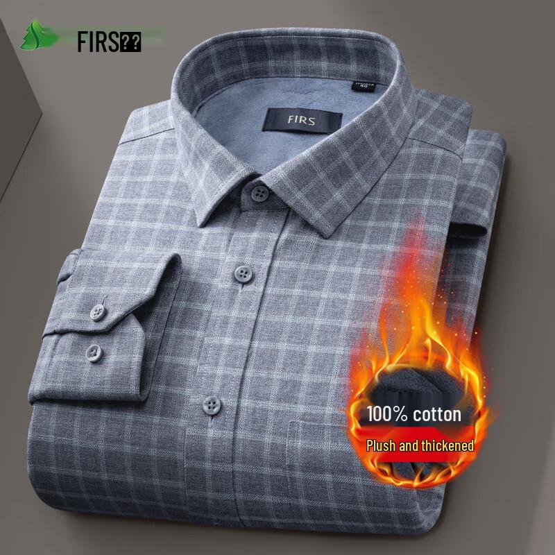FIRS Men s Fleece-Lined Cotton Plaid Shirt 180/104A
FIRS Men s Fleece-Lined Cotton Plaid Shirt 180/104A
